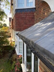 Gutter Cleaning — after cleaning
