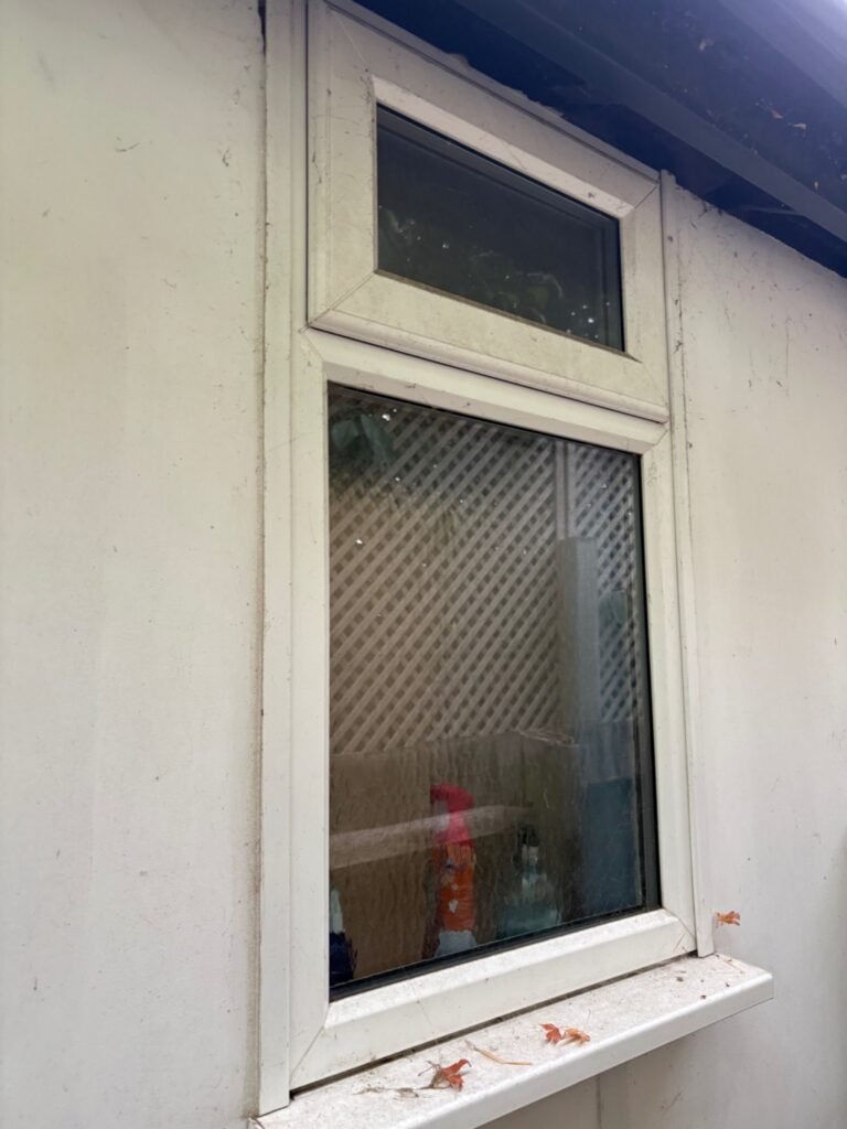 Window & Sill Cleaning — before cleaning